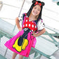 Jay Franco Disney Minnie Mouse Kids Bath/Pool/Beach Hooded Poncho - Super Soft & Absorbent Cotton Towel, Measures 28 X 28 Inches