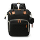 zepingminn Diaper Bag Backpack, Nappy Bag Gift for Boys/Girl-Mothers Day Gifts,Mommy Bag With USB Charging Port (Black)