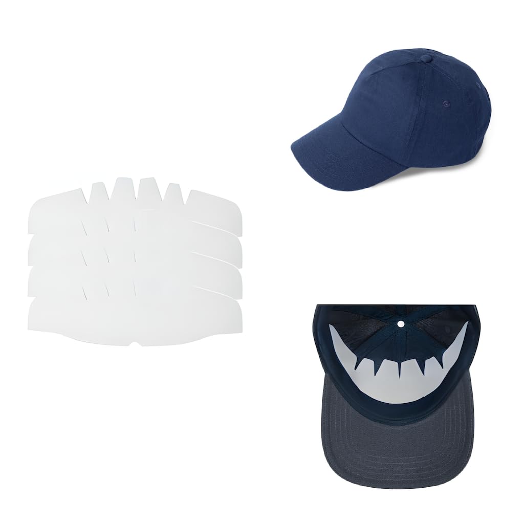 Shapers Image 4Pk White Eva Foam Baseball Caps Crown Inserts Shapers F – Cutebab WBCBBB01N1U0L6T