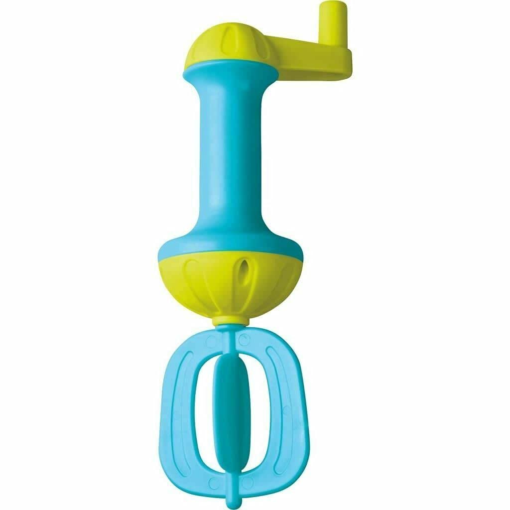 HABA Toddler Bath Toys: Bubble Bath Kids Whisk - for Kids Sensory Play, Motor Skills, and Bath Time Fun, Blue