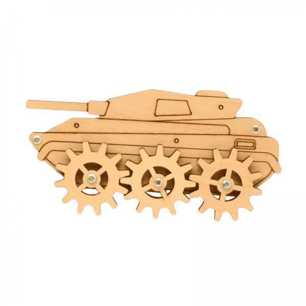 ATORSE 2Xkids Busy Board DIY Accessories Wooden Sensory Toys for Children Travel Boys Tank