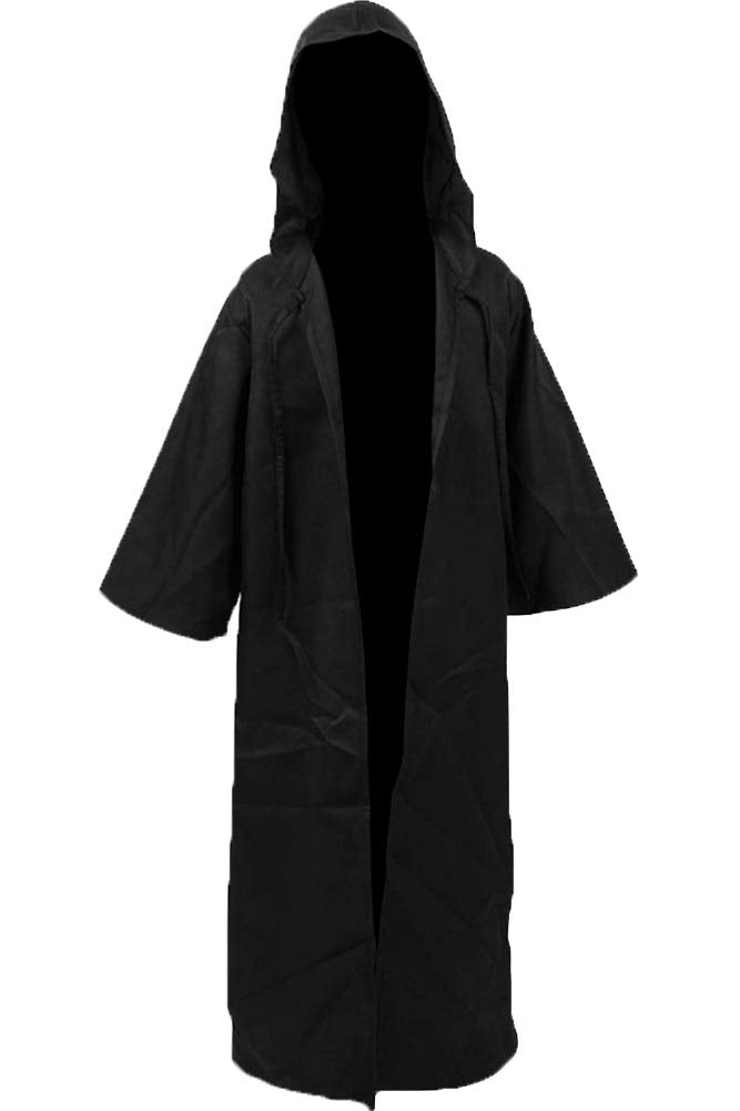 Kids Cosplay Outfit Costume Cloak Robe Tunic Hooded Uniform Black And Brown Halloween