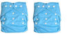 MomS Pride Washable & Reusable Printed Baby Diaper Pants With Buttons, Easy To Wear (Pack Of 2)
