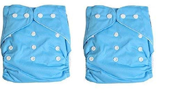 MomS Pride Washable & Reusable Printed Baby Diaper Pants With Buttons, Easy To Wear (Pack Of 2)