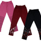 Girls Cotton Printed Capri 3/4th Leggings (Pack of 3) Multicolor146
