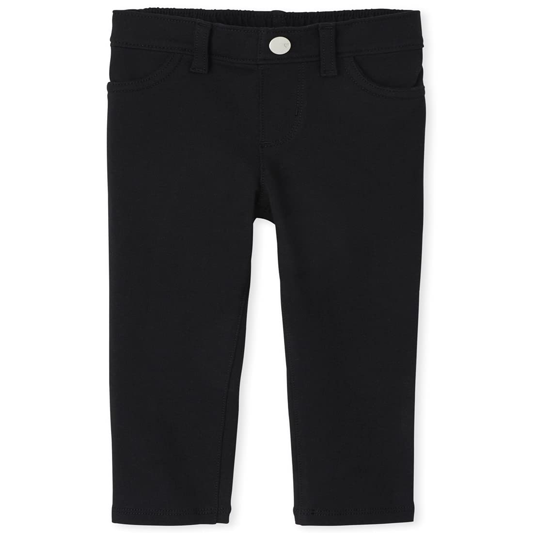 The Children'S Place Baby Girls And Toddler Girl French Terry Jeggings Skort, Black, 2T Us