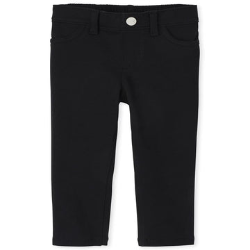 The Children'S Place Baby Girls And Toddler Girl French Terry Jeggings Skort, Black, 3T Us