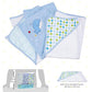 Spasilk Hooded Towel Set For Newborn Boys And Girls, Soft Terry Baby Towels, Baby Bath Essentials, Ideal, Blue Whale, Pack Of 3