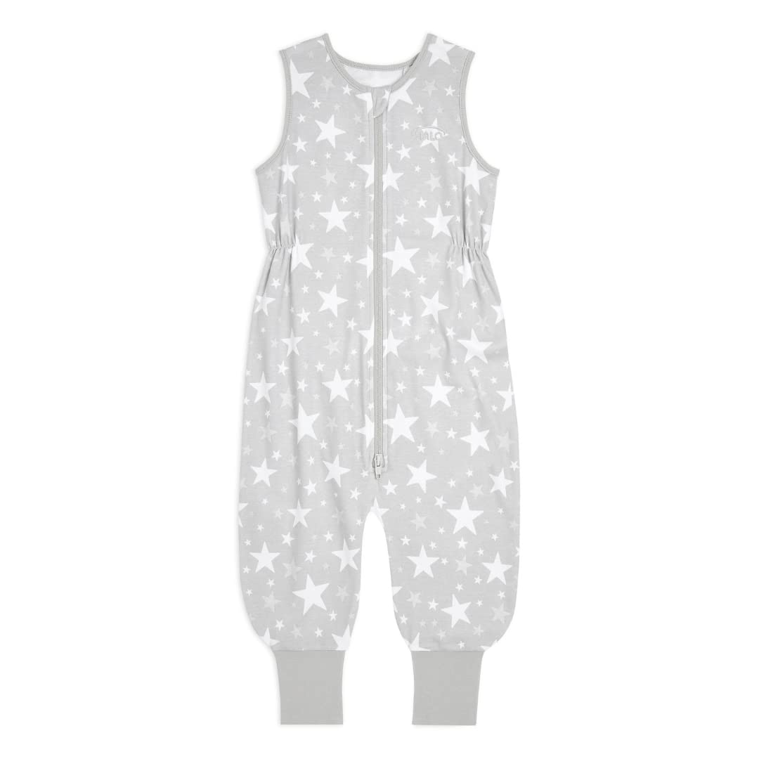 HALO Sleepsack Toddler Sleeping Bag, 100% Cotton Wearable Blanket, TOG 0.5, in The Stars, 2T