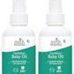 Earth Mama Calendula Baby Oil | Massage Oil For Newborn Skin Care, Dry Skin & Scalp Moisturizer, Fragrance Free, 4-Fluid Ounce (