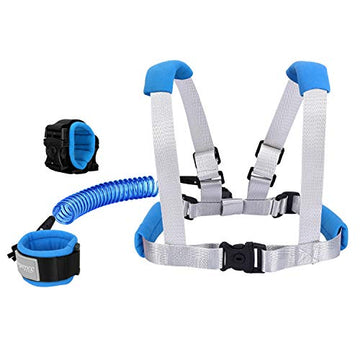 Blisstime 2 In 1 Toddler Leash - Anti Lost Wrist Link For Toddlers - Toddler Harness, Baby Leash, Leash For Toddlers, Wrist Leas