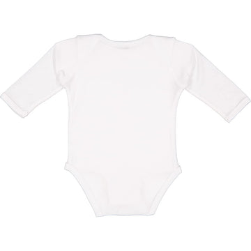 Inktastic My First Valentine'S Day Long Sleeve Creeper Newborn 0020 White 28606