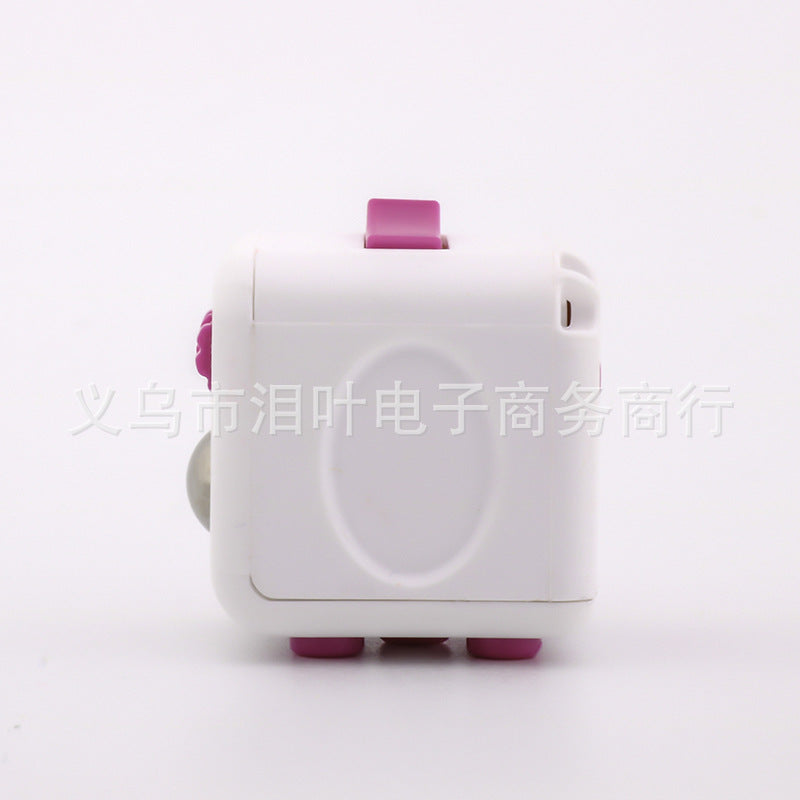 Cross-Border Stress-Relief Cube, Infinite Block Finger Stress-Relief Dice, Novel and Unique Stress-Relief Toy, Fidget Cube, Educational Toy