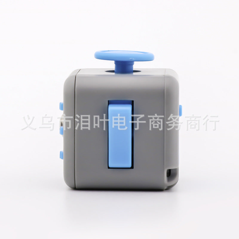 Cross-Border Stress-Relief Cube, Infinite Block Finger Stress-Relief Dice, Novel and Unique Stress-Relief Toy, Fidget Cube, Educational Toy