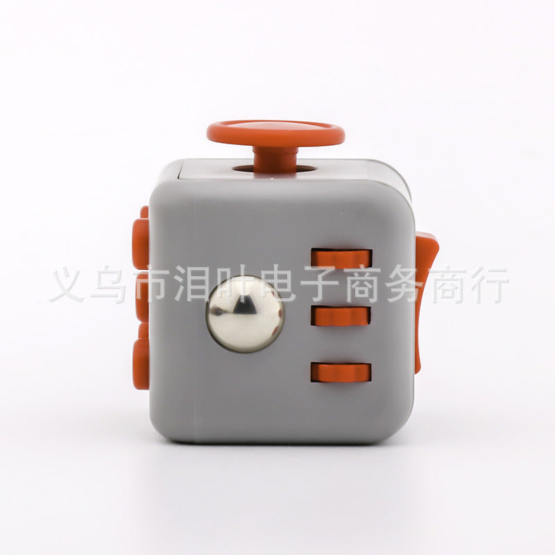 Cross-Border Stress-Relief Cube, Infinite Block Finger Stress-Relief Dice, Novel and Unique Stress-Relief Toy, Fidget Cube, Educational Toy