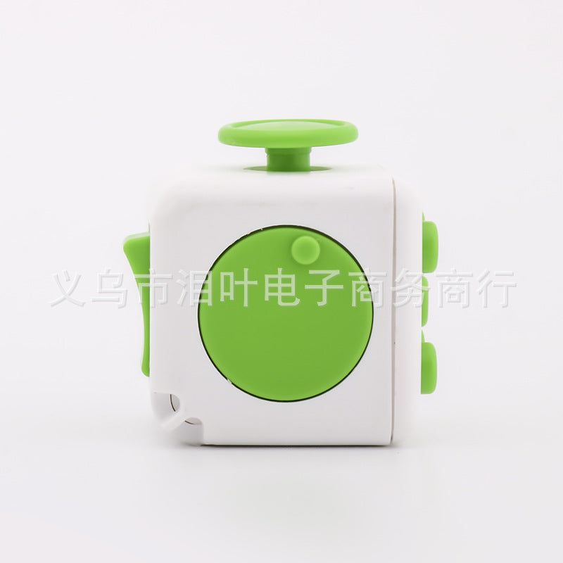 Cross-Border Stress-Relief Cube, Infinite Block Finger Stress-Relief Dice, Novel and Unique Stress-Relief Toy, Fidget Cube, Educational Toy