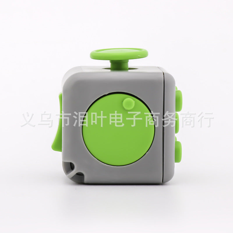 Cross-Border Stress-Relief Cube, Infinite Block Finger Stress-Relief Dice, Novel and Unique Stress-Relief Toy, Fidget Cube, Educational Toy