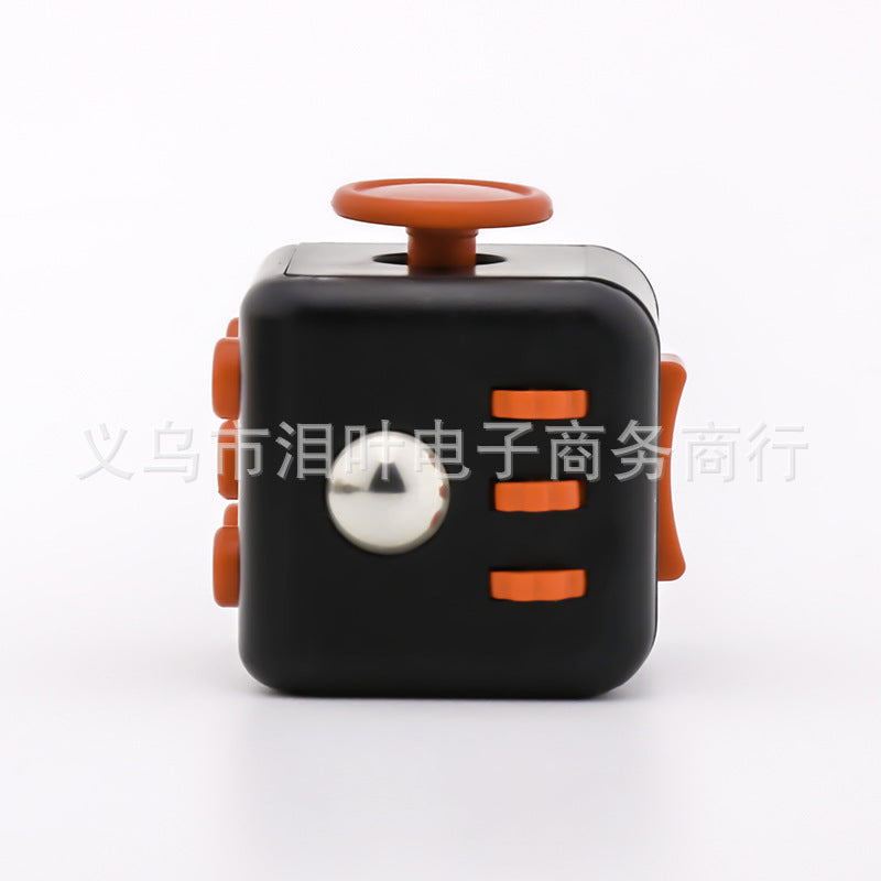 Cross-Border Stress-Relief Cube, Infinite Block Finger Stress-Relief Dice, Novel and Unique Stress-Relief Toy, Fidget Cube, Educational Toy