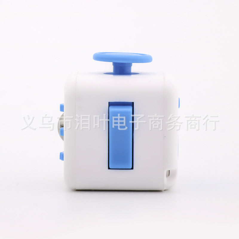 Cross-Border Stress-Relief Cube, Infinite Block Finger Stress-Relief Dice, Novel and Unique Stress-Relief Toy, Fidget Cube, Educational Toy