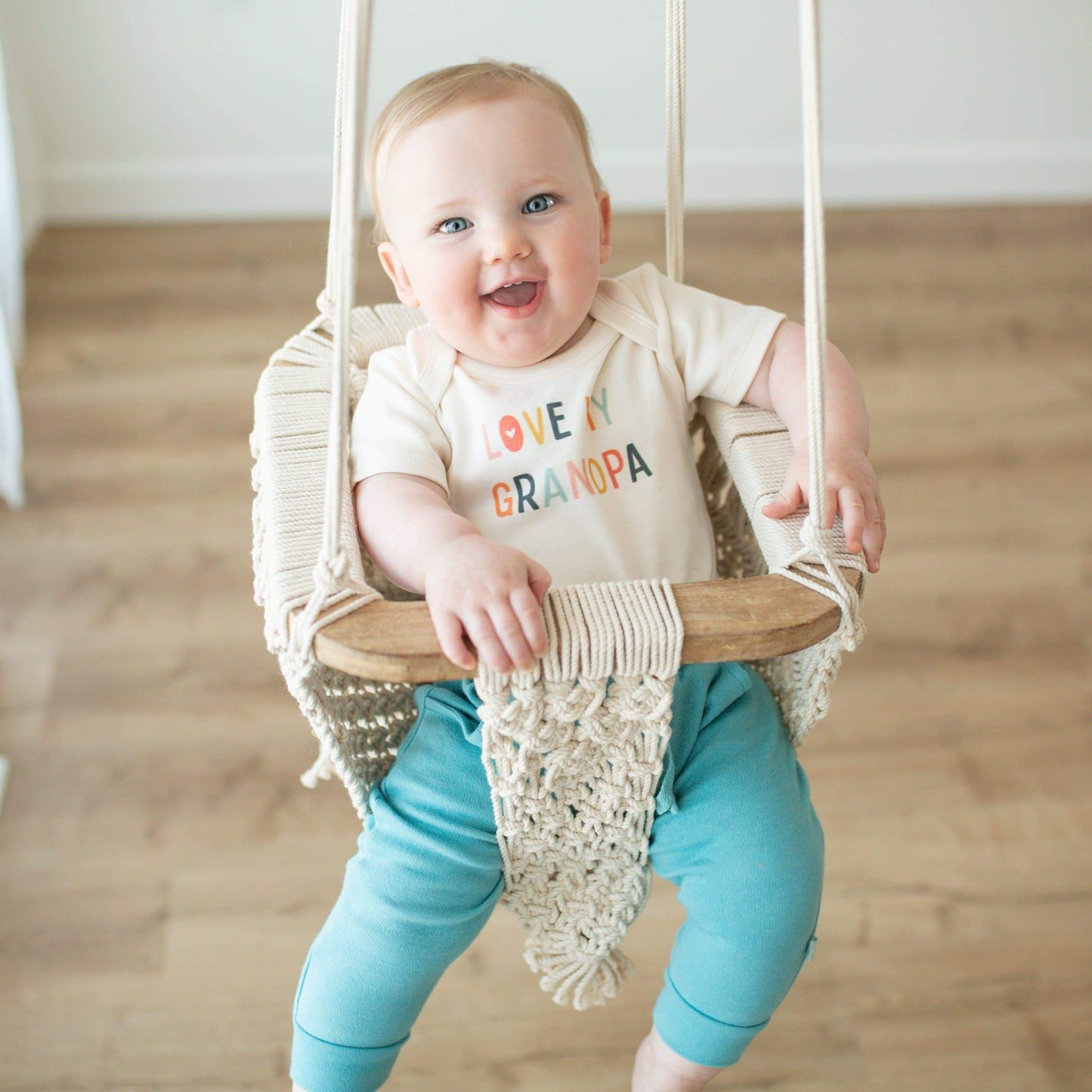 graphic bodysuit | love grandpa