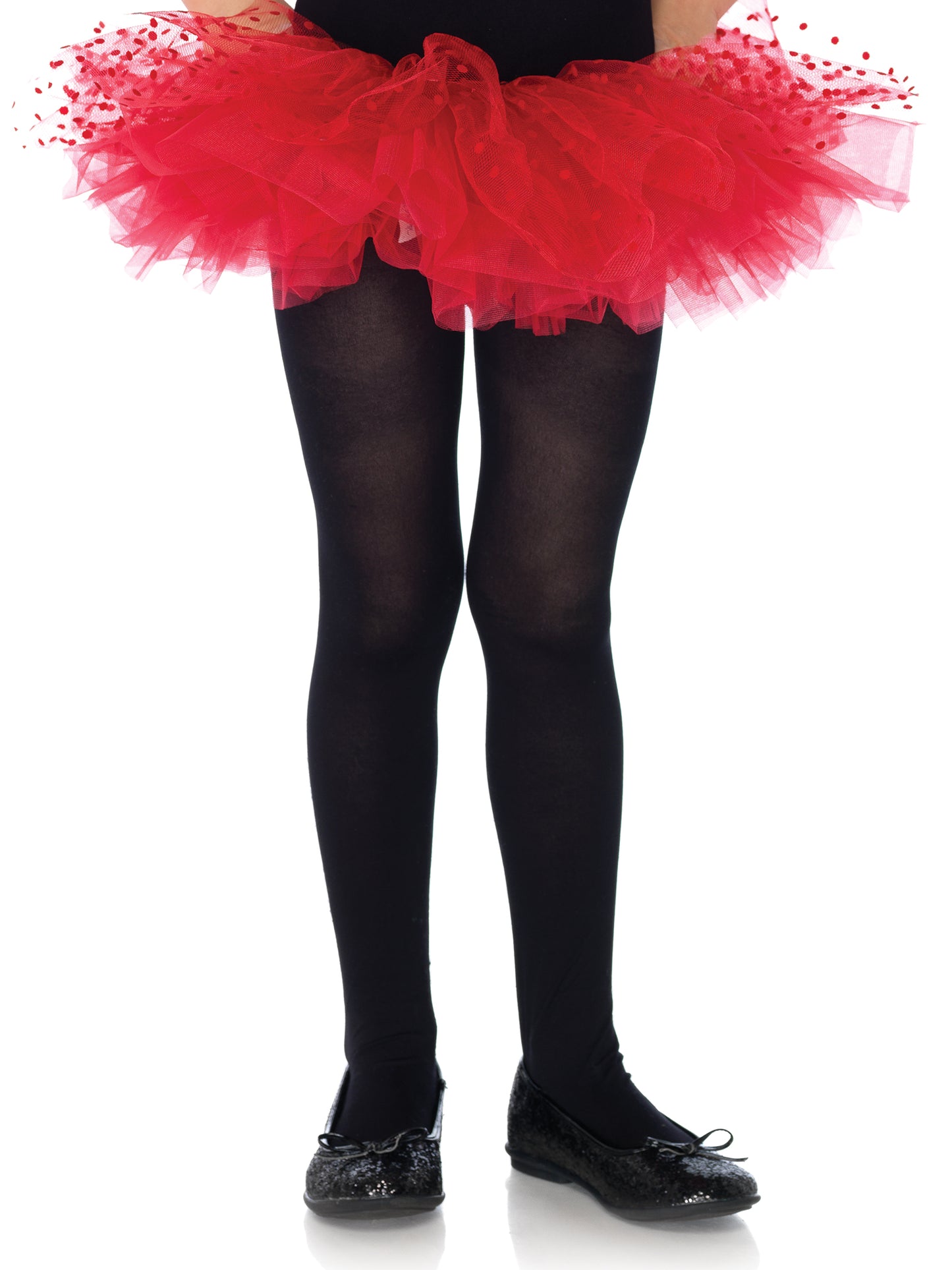 Girls Opaque Tights 13 BLACK