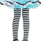 Girl Stripe Tights X-Large Bla