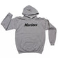Pullover/Hooded Grey Sweatshirt Marines Xl