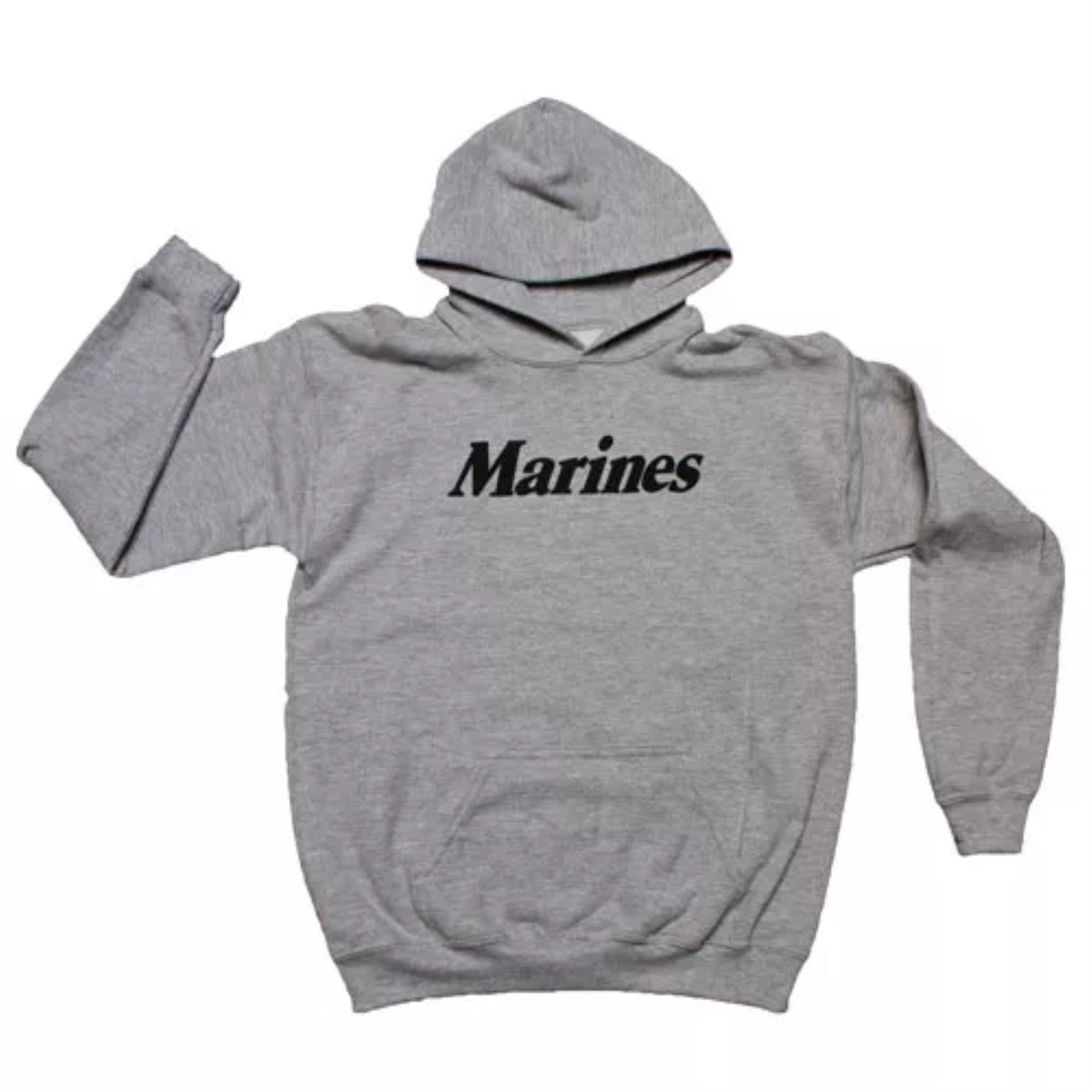 Pullover/Hooded Grey Sweatshirt Marines Xl