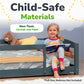 Full-Size Montessori Floor Bed with Strong Slatted Frame