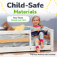 Full-Size Montessori Floor Bed with Strong Slatted Frame