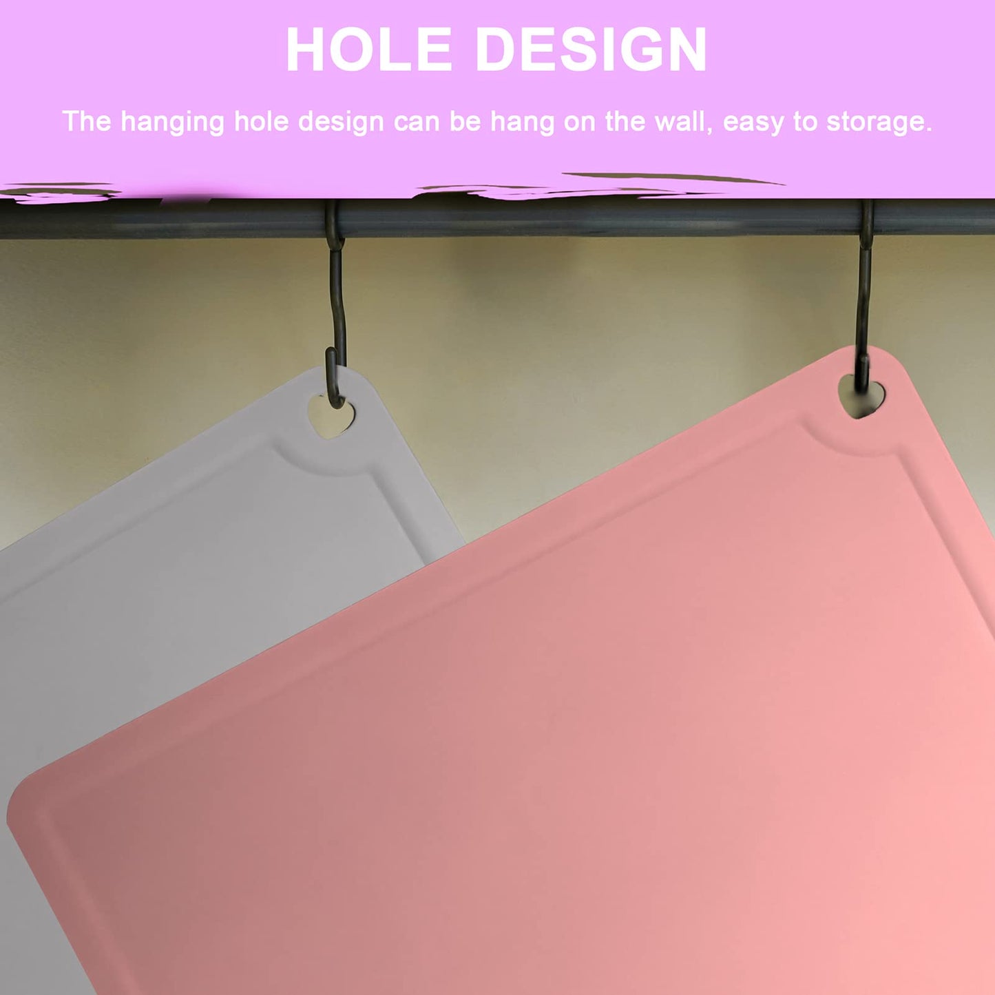 Silicone Placemats For Kids Baby Toddler, Non-Slip Portable Placemats For Dining Table, Heat Resistant, Washable, 2 Pack Baby Fo