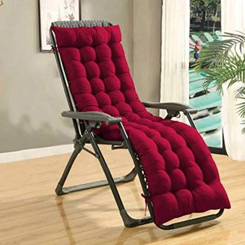 AMR Microfibre Soft Home Cotton Cushion Long Chair Pad Cushion for Indoor/Outdoor Home Office Garden Decor (Maroon,48 x 16 inche