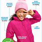 The Children'S Place Baby Girls And Toddler Medium Weight Puffer Jacket, Wind-Resistant, Water-Resistant Jacket, Lavender, 18-24