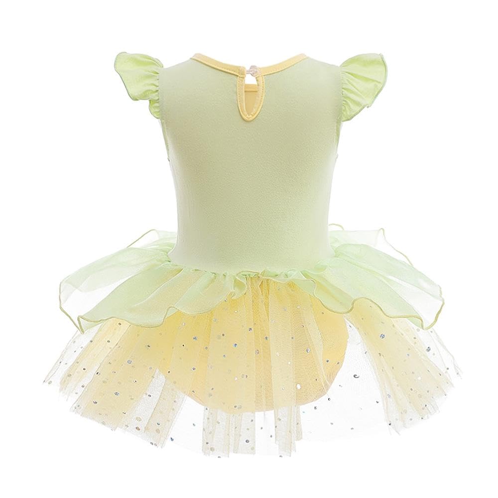 Dressy Daisy Infant Baby Girl Frog Princess Onesie Romper Dress Halloween Costume Bodysuit With Headband Size 12-18 Months