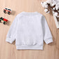 Baby Girl Boy Valentine'S Day Outfits Love Print Long Sleeve Pullover Sweatshirt Overszied Sweater Fall Winter Clothes (Lover Bo