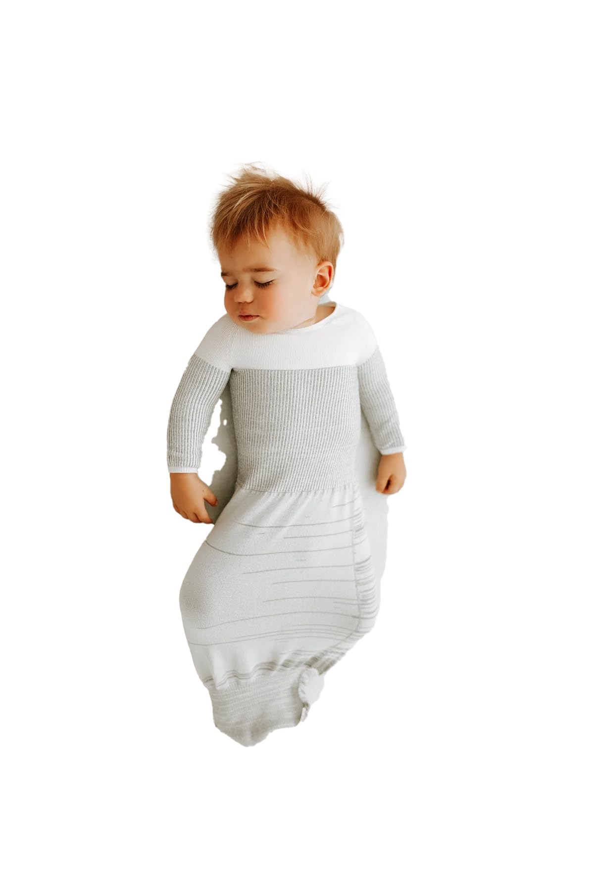 Swaddelini Arms Out Long Sleeve Sleep Sack, Easy-to-Use Baby Sleep Sack, Helps Babies Sleep Longer, 3-6 Months, 18-25 Pounds, Ma