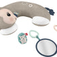 Fisher-Price Baby Toy Tummy Time Fawn Wedge, Animal-Themed Support with Mirror, Teether & Rattle for Developmental Play Newborns