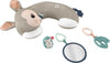 Fisher-Price Baby Toy Tummy Time Fawn Wedge, Animal-Themed Support with Mirror, Teether & Rattle for Developmental Play Newborns