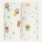 TUMMY Newborn Swaddle & Blanket Set | Ultra Soft Cotton Baby Wrap and Receiving Blanket | Breathable Muslin Sleep Blanket for In