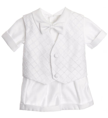 Classykidzshop White Boy Baptism Outfit B5 (Baby-Extralarge)
