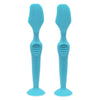 Dr. Talbots Silicone Diaper Cream Brush With Suction Base, Aqua (2 Pack)