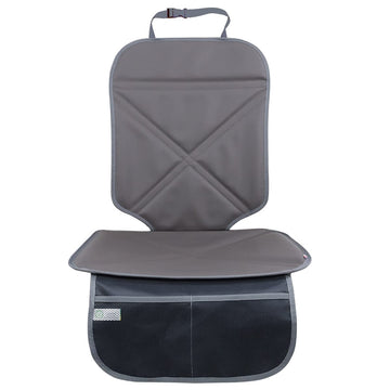 Viaviat Car Seat Protector Leather Waterproof Child Safety Seat Protector Cover With Thick Pad And 2 Large Pockets Durable Kick