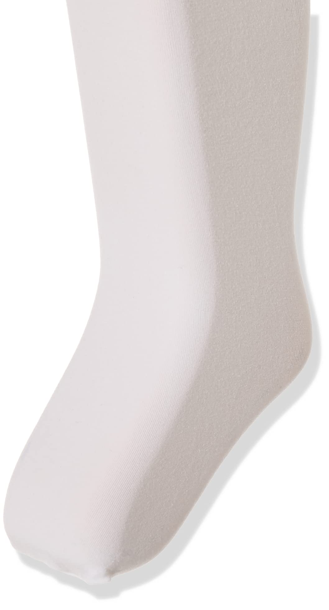 Jefferies Socks Baby Girls' Newborn Microfiber Rhumba Tights, White, 6-18 Months
