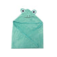 DTR Creation Baby Hooded Towel with Frog Face Design | Soft Cotton Bath Towel Wrap for Newborns, Infants & Toddlers | UltraSoft