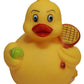 Rubber Ducks Tennis, Waddlers Brand Rubber Duckies That Races Upright, Sports Tennis Themed Bathtub Toy Birthday Baby Shower Mot