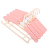 ibasenice 5pcs Adjustable Hangers Telescopic Boy Girl Clothes Rack for Nursery Plastic No Hangers for Boy Girl Closet Organizat