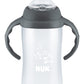 NUK Learner Cup, 10 Ounce, Tritan Gray Star - BPA Free, Spill Proof Sippy Cup