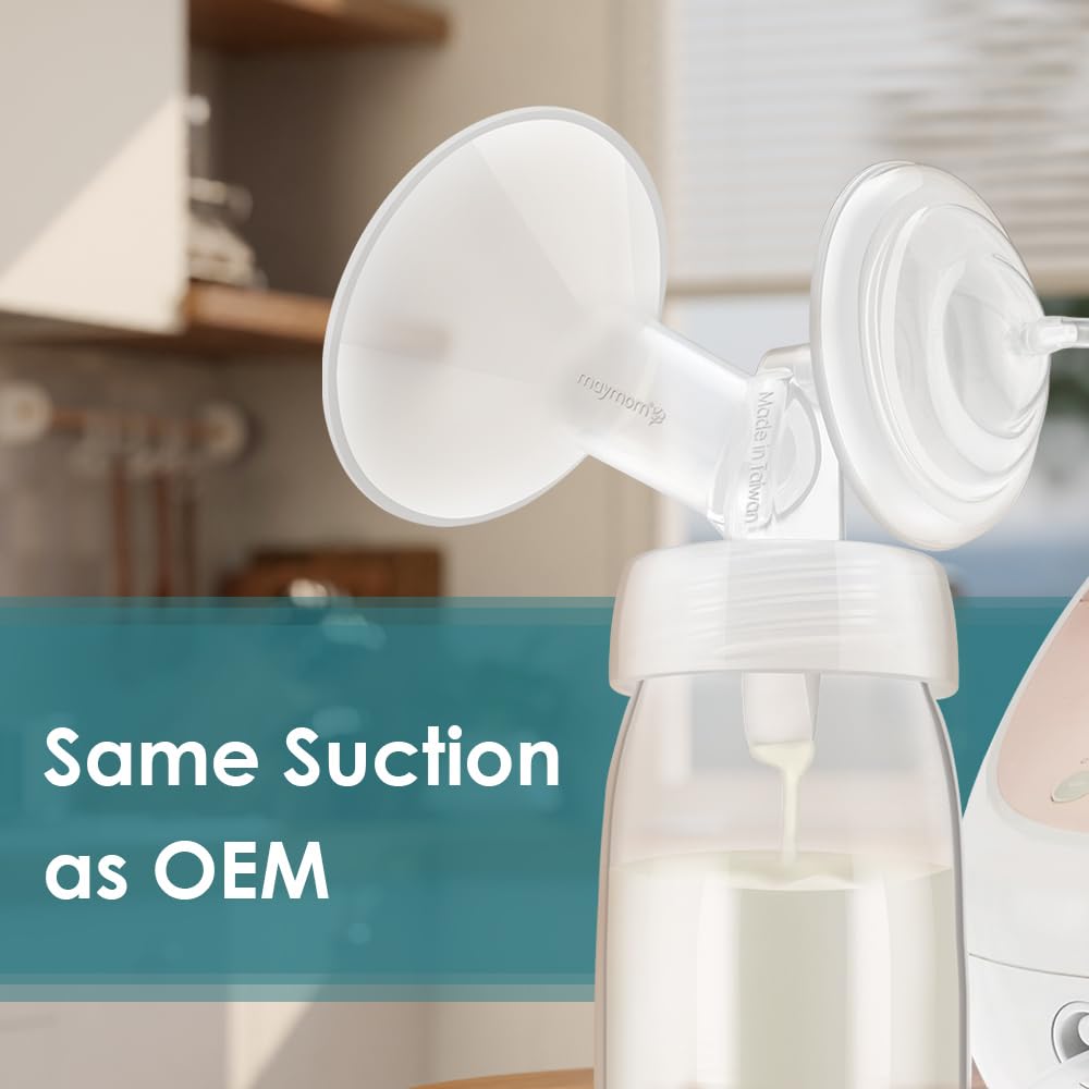 Maymom Pump Part Compatible With Spectra S1,S2 Spectra 9 Plus Breastpump; Incl Wide Mouth Flange (One Flange-16Mm Flange) Not Or