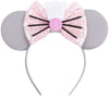 Clgift Ratatouille Epcot Minnie Ears,Little Chef Ears, Food Snack Minnie Ears, Silver Gold Blue Minnie Ears, Rainbow Sparkle Mou