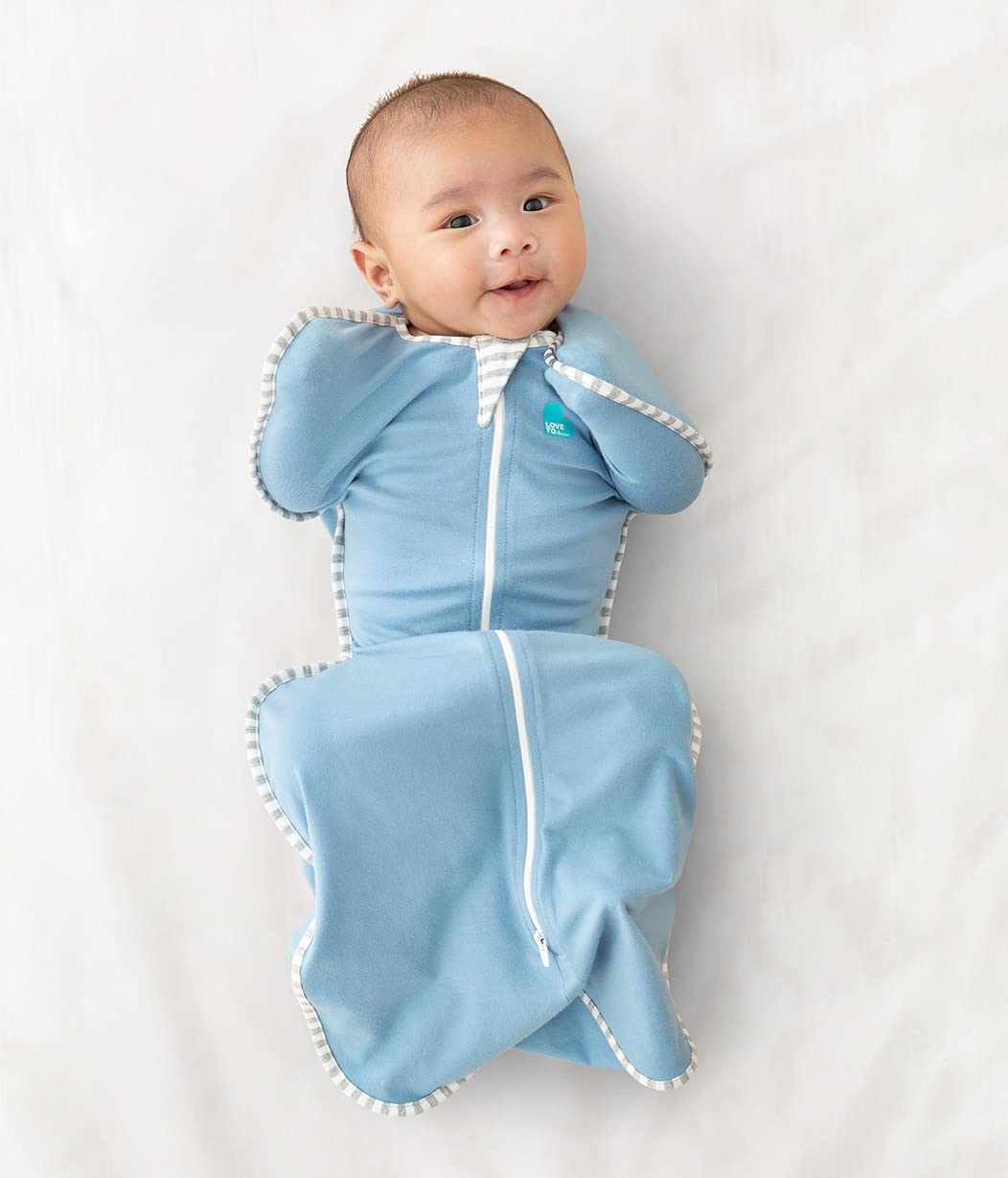 Love to Dream Swaddle UP, Baby Sleep Sack, Self-Soothing Swaddles for Newborns, Get Longer Sleep, Snug Fit Helps Calm Startle Re